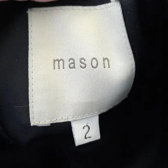 Mason Black Strapless Cocktail Dress Size 2 - Picture 3 of 6